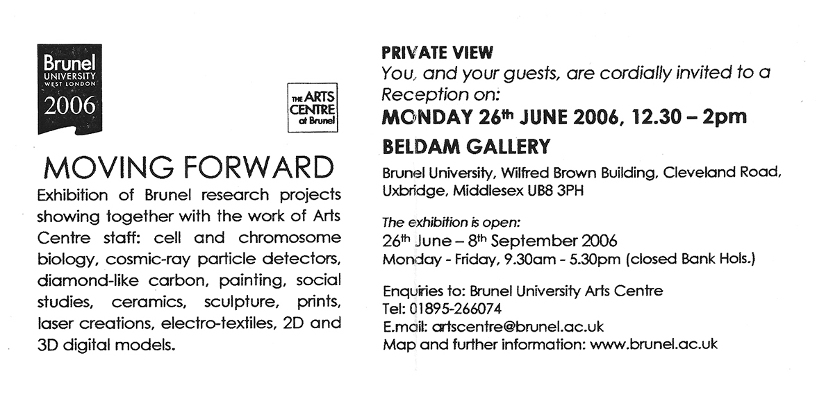 Moving Forward – Research in Arts and Science